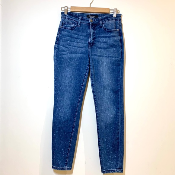 Judy Blue Relaxed Fit Mineral Wash Mid Rise Stretch Denim Jeans size 5/ 27 - Picture 2 of 16